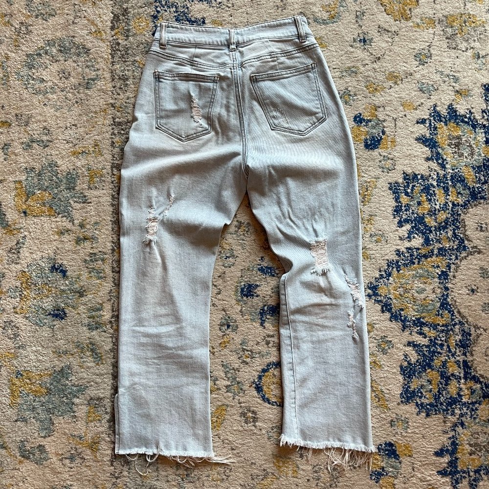 AFRM Ripped Step Hem Jeans - Picture 3 of 6